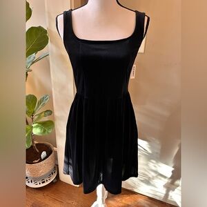 Old Navy NWT Elegant Black Velvet Dress